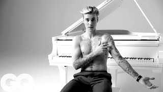 Justin Bieber Explains the Meanings of His Tattoos  Tattoo Tour  GQ [upl. by Vassily667]