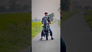 full modified splendor bike stunt video 😱 whatsapp status download loverssplendor splendor shorts [upl. by Ynnod]