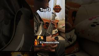 Top 3 Disturbed Guitar Riffs 🎸 shorts metal guitarcover [upl. by Adnohser112]