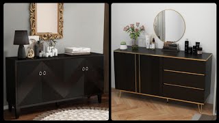 Beautiful Sideboard Cabinet Design For Modern Home Entrance Ideas  Home Decorations [upl. by Carlita826]