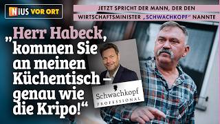 Exklusiv Das VideoInterview mit dem Mann der Habeck quotSchwachkopfquot nannte [upl. by Rodie]