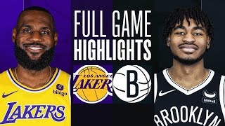 LAKERS at NETS  FULL GAME HIGHLIGHTS  March 31 2024 [upl. by Eus783]