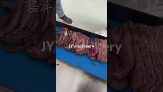 Cooked meat slicer foodmachine machine foodfactory meat beefslice beef slicer [upl. by Aubin]