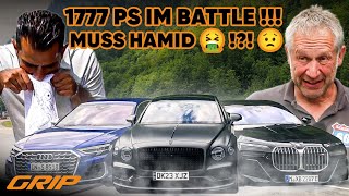 LUXUSPOWERLimo3🤜🤛💥🔥Niki amp Hamid Bentley vs Audi vs BMW 🤜 😲🏁🏎️ I GRIP [upl. by Layap273]