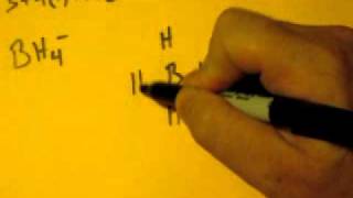 Lewis Dot Structure of BH4 tetrahydroborate ion [upl. by Labotsirc]