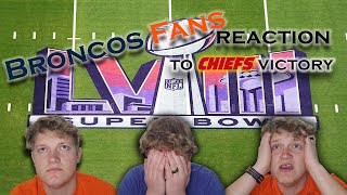 Broncos Fans Reaction to Chiefs Superbowl [upl. by Atteynek871]