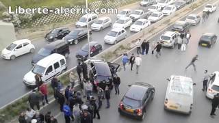 Accident de route à Ouled Fayet Alger le 11 mars 2015 [upl. by Ayotas]