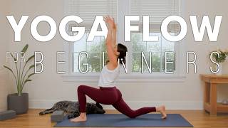 Yoga Flow For Beginners  Intro To Flow [upl. by Goulden607]