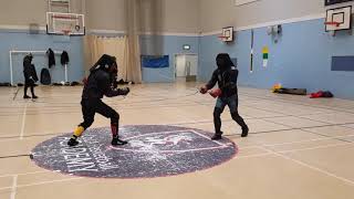 LHFC Sparring Smallsword vs Longsword [upl. by Amara]