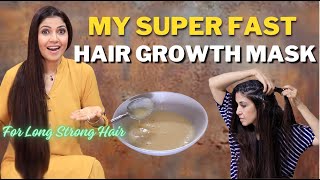 My Super Fast Hair Growth Mask For Long Hair  Ghazal Siddique [upl. by Yknip]