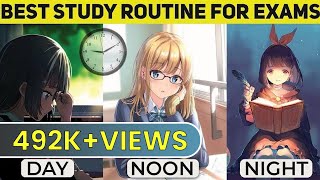 Best Exam Study Routine  Exam Timetable for Students  Study Tips  Education [upl. by Goodill15]