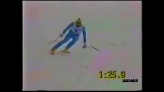 Pirmin Zurbriggen wins downhill Schladming 1988 [upl. by Madelon]