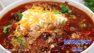 Simple and easy Instant Pot Chili that is perfect on any occasion [upl. by Aeirdna858]