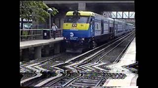 Mineola NY 2006 31 LIRR DE30 Arrives Then Switces Onto The Oyster Bay Line [upl. by Radek646]