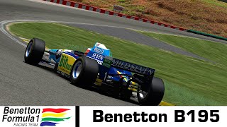 Hot Lap 67 Benetton B195  Autódromo José Carlos Pace  rFactor 1 [upl. by Nelleus]