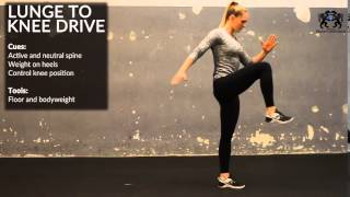 Lunge to Knee Drive [upl. by Kamin]