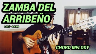 Zamba del arribeño  Arreglo guitarra [upl. by Mena]