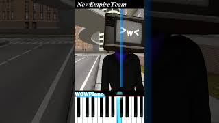 Rip Tv Man x shots NewEmpireTeam Piano Tutorial [upl. by Eillor]