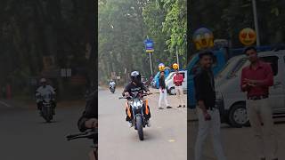 reaction to dako vai sap😱🥰 shorts shortsfeed ktm trending ktmduke stunt reaction trending￼ [upl. by Erreip]