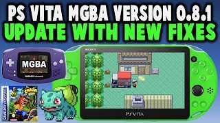 PS Vita MGBA Emulator Version 081 Test Latest Update [upl. by Attenej874]