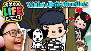 Toca Life World  Vidias Daily Routine [upl. by Tarabar]