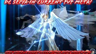 Saint Seiya Awakening KOTZ  DC Seiya in Current PvP Meta New Weird Interaction with Assist DMG [upl. by Vivyanne]