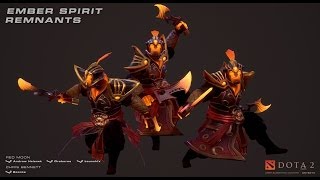 Prosperity Remnants Ember Spirit Kinetic Gem preview Dota 2 [upl. by Link99]