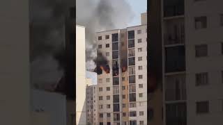 Incendio em apartamento em Valparaiso do Goiás [upl. by Esinned256]