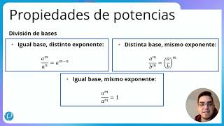 Potencias de exponente racional  Propiedades de potencia [upl. by Rabbaj]