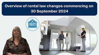 Summary of rental law changes that came into effect from 30 September 2024 [upl. by Neila]