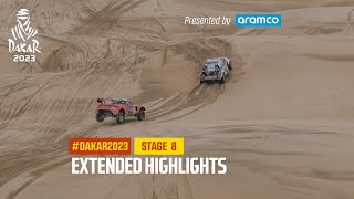 Extended highlights of Stage 8 presented by Aramco  Dakar2023 [upl. by Trocki]