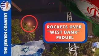 IRAN ROCKETS OVER quotThe West Bankquot  ISRAEL at WAR 1 Oct 2024  NEWS in JUDAISM [upl. by Nnylkoorb]