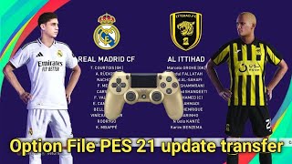 PS4 Option File PES 21 Update Transfer Summer Season Free D0wnl0ad Gratis PS4 PS5 [upl. by Salmon]