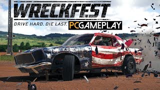 Insane Stunt Race Ends in Many Crashed Cars amp Tears Wreckfest [upl. by Nomelc]