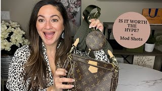 Louis Vuitton Multi Pochette Accessoires REVIEW Worth it What fits inside Mod Shots [upl. by Portwine]