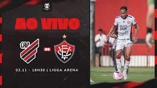 ATHLETICO PARANAENSE X VITÓRIA  NARRAÇÃO AO VIVO  BRASILEIRÃO 2024 [upl. by Vassily]