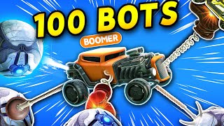 I gave 100 bots RANDOM ITEMS VERY bad idea [upl. by Blanchette104]