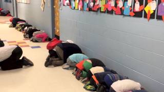 Witness a mock tornado drill at Hunter Elementary [upl. by Bel119]