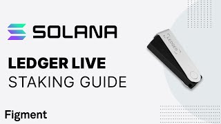 How to Stake Solana in Ledger Live [upl. by Alegna19]