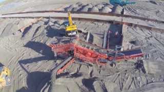 Coastal Reinforcement Netherlands  Katwijk aan Zee  Above from Drone [upl. by Ahsinaj682]