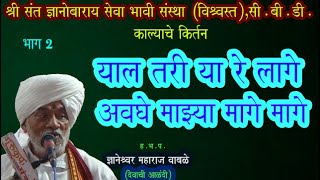 DNYANESHWAR MAHARAJ WABLE  ज्ञानेश्वर महाराज वाबळे kirtan bhag 2 [upl. by Arodasi531]