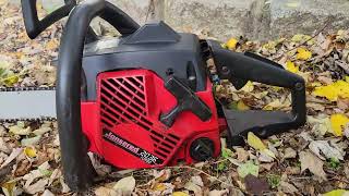 Jonsered 2036 Turbo Chainsaw 36cc cold start [upl. by Nevur]