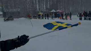 Oliver Solberg SS3 Norrby Rally Sweden 2024 [upl. by Nnaeilsel634]