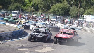 Ringwood raceway last event heat 1 national bangers some big shots [upl. by Vinni234]