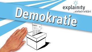 Demokratie einfach erklärt explainity® Erklärvideo [upl. by Belden]