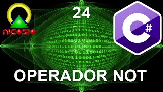 Tutorial C 24  Operador NOT  Curso completo en español [upl. by Slocum463]