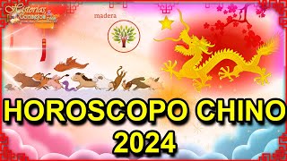 Predicciones Horóscopo Chino 2024  Todos los Signos Chinos  Año del Dragon de Madera [upl. by Ecnerat]