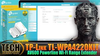 TPLink AV600 Wi Fi Powerline Extender Starter Kit  TL WPA4220KIT Optimize and Maximum Performance [upl. by Nevag348]