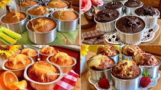 4 RECETAS DE MANTECADAS O MAGDALENAS PARA EL CAFE☕️😋 [upl. by Flanna]