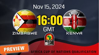 Africa Cup of Nations Qualifying  Zimbabwe vs Kenya  prediction team news lineup  Preview [upl. by Ainegue316]